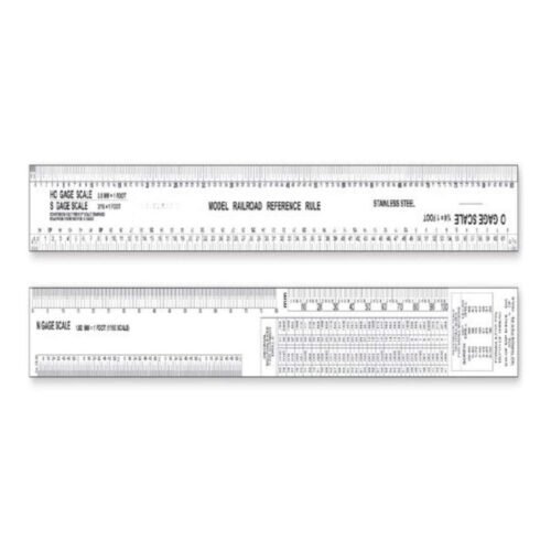 MODEL RAILROAD RULER